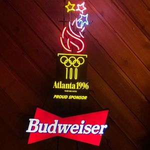 RARE 1996 Atlanta olympics neon sign